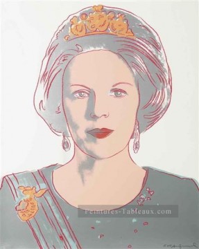 Queen Beatrix of the Netherlands from Reigning Queens Andy Warhol Oil Paintings